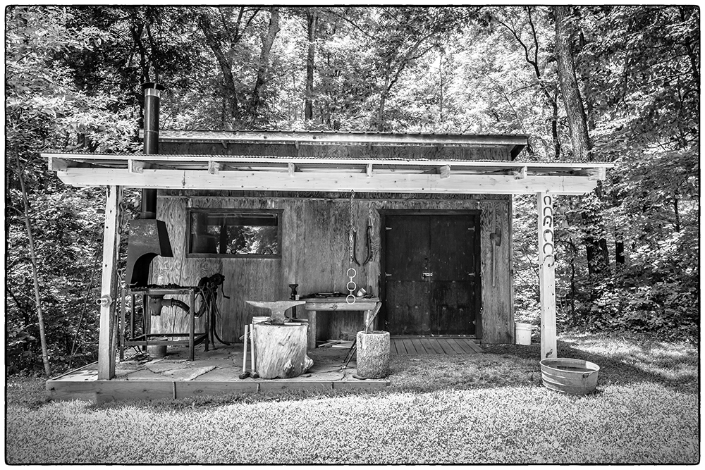 the blacksmith shop