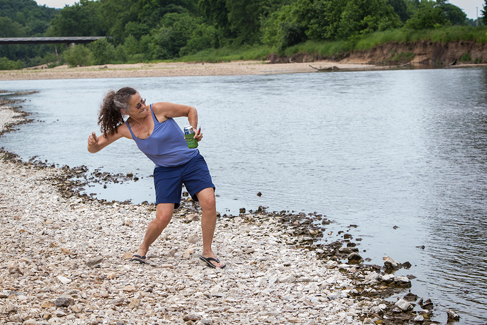 art of skipping rocks